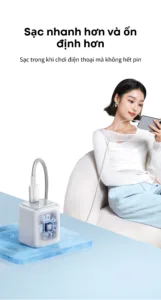 Củ sạc nhanh Anker Zolo GaN 20W/30W | 1 cổng USB-C | Công nghệ sạc nhanh PowerIQ 3.0 | Sạc nhiệt độ thấp