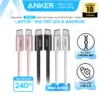 Cáp sạc nhanh ANKER Zolo USB-C to USB-C | Công suất 240W | Chip E-Maker