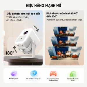 Máy chiếu Eroc Magic Ultra | Máy chiếu mini giá rẻ dưới 3 triệu đồng