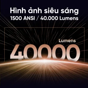 Máy chiếu Eroc Master cao cấp mới nhất | Android TV 14 chính thức, 1500 ANSI 40000 Lumens, Full HD 1080P hỗ trợ 4K, Dolby Audio 10W, Google Play Store, xoay 270 độ trình chiếu 210 inch.