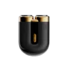 Máy cạo râu Eroc Magnet thiết kế nhỏ gọn cao cấp màu đen – vàng, lưỡi cạo kép dạng nổi, động cơ mạnh mẽ 7000 vòng/phút, pin sử dụng lên đến 60 ngày, đóng gói dạng quà tặng sang trọng.