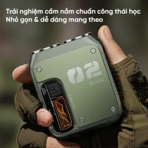 Máy cạo râu Eroc Mechanic với thiết kế cơ khí cao cấp, lưỡi cạo 3D linh hoạt, động cơ 9000 vòng/phút, chống nước IPX7 và sạc Type-C