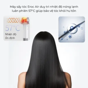 Máy sấy tóc mini Eroc Air cầm tay nóng lạnh luân phiên cho tóc chắc khỏe