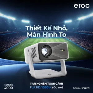 Máy chiếu mini Eroc Flip Full HD 4000 lumens