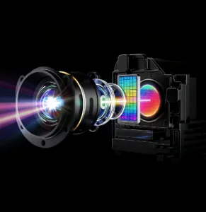 Cấu tạo bên trong ống kính máy chiếu cho hình ảnh chân thực sắc nét