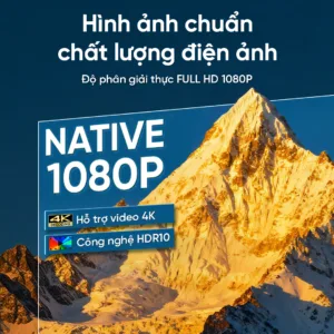 Máy chiếu EROC Muse tự động thông minh, tích hợp Micro hát Karaoke, độ sáng 1500 ANSI mang đến trải nghiệm rạp phim tại gia sắc nét